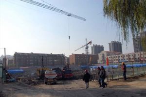 营口市人防大楼桩基础施工