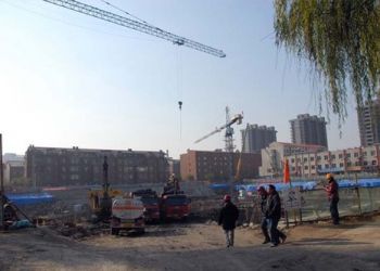 营口市人防大楼桩基础施工